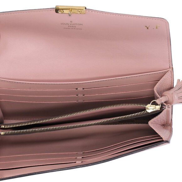 Louis Vuitton Croisette Damier Ebene Long Wallet N60215 Magnolia Pink - Picture 6 of 6